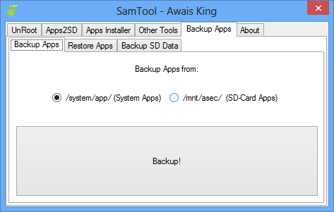 Backup/Restore - SamTool v3 (Rooted)